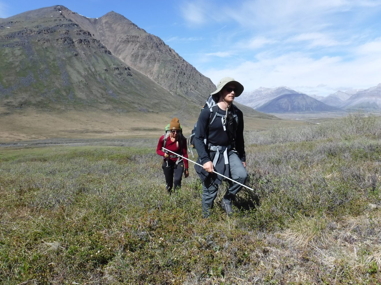 Students conduct research in the Gates of the Arctic National Park.