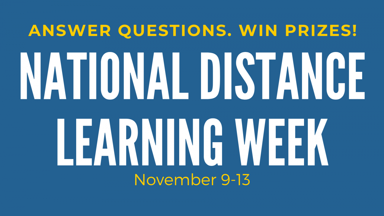 Win prizes in Facebook event for distance, online students