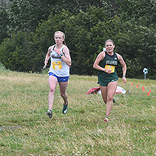 UAF Cross Country runners compete in the 2023 UAA Seawolf Throwdown XC meet. Photo courtesy of UAA.