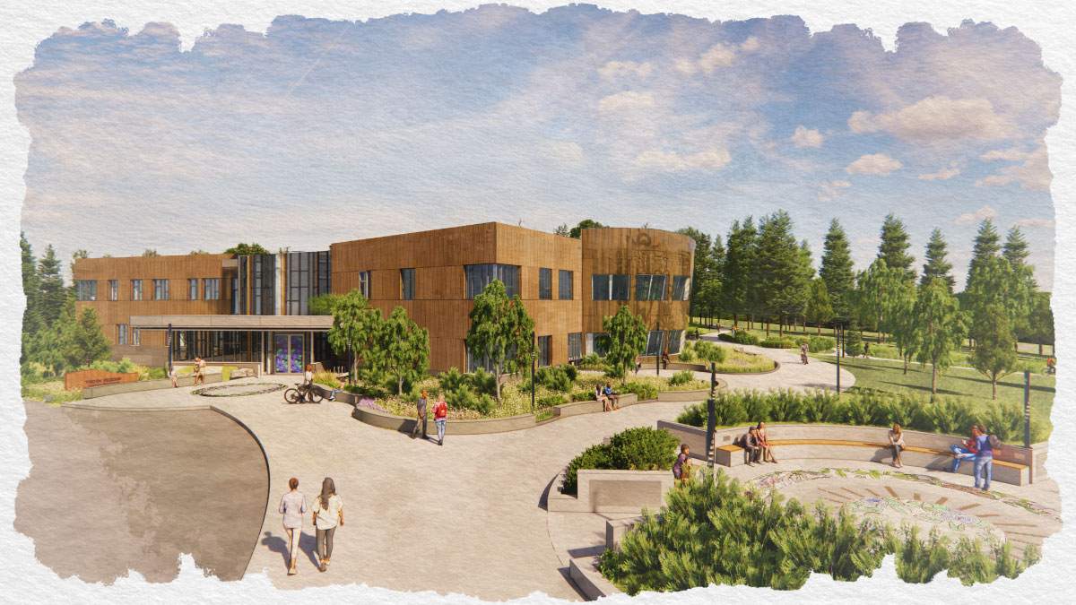 Troth Yeddha Indigenous Studies Center rendering