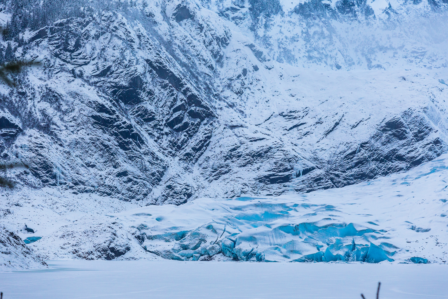 The Mendenhall Glacier is located in Alaska's state capital, Juneau. UAF Photo by JR Ancheta