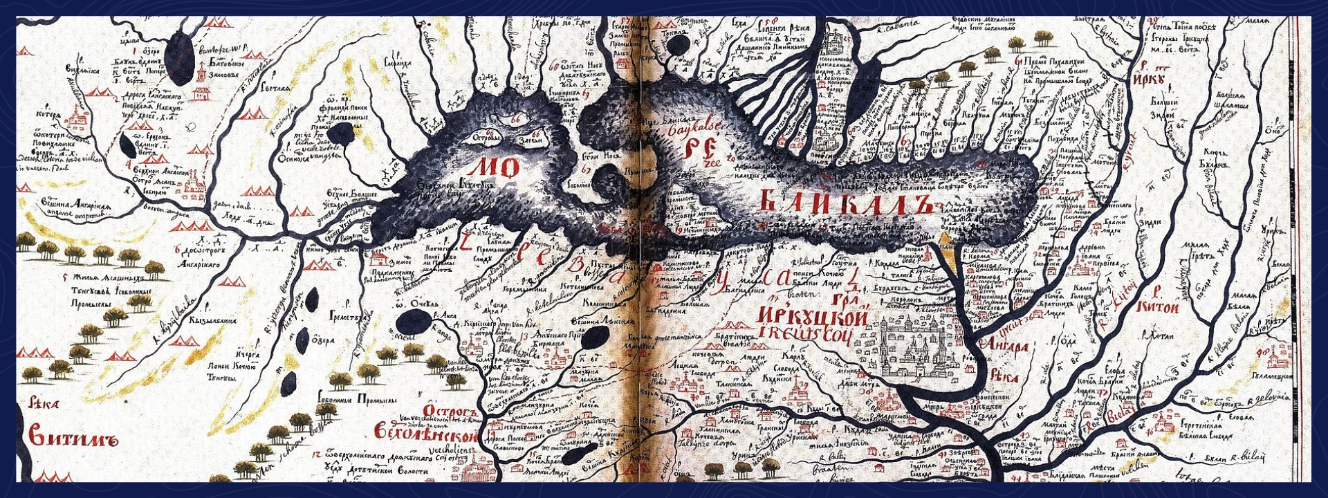 Partial map by Semen Remezov