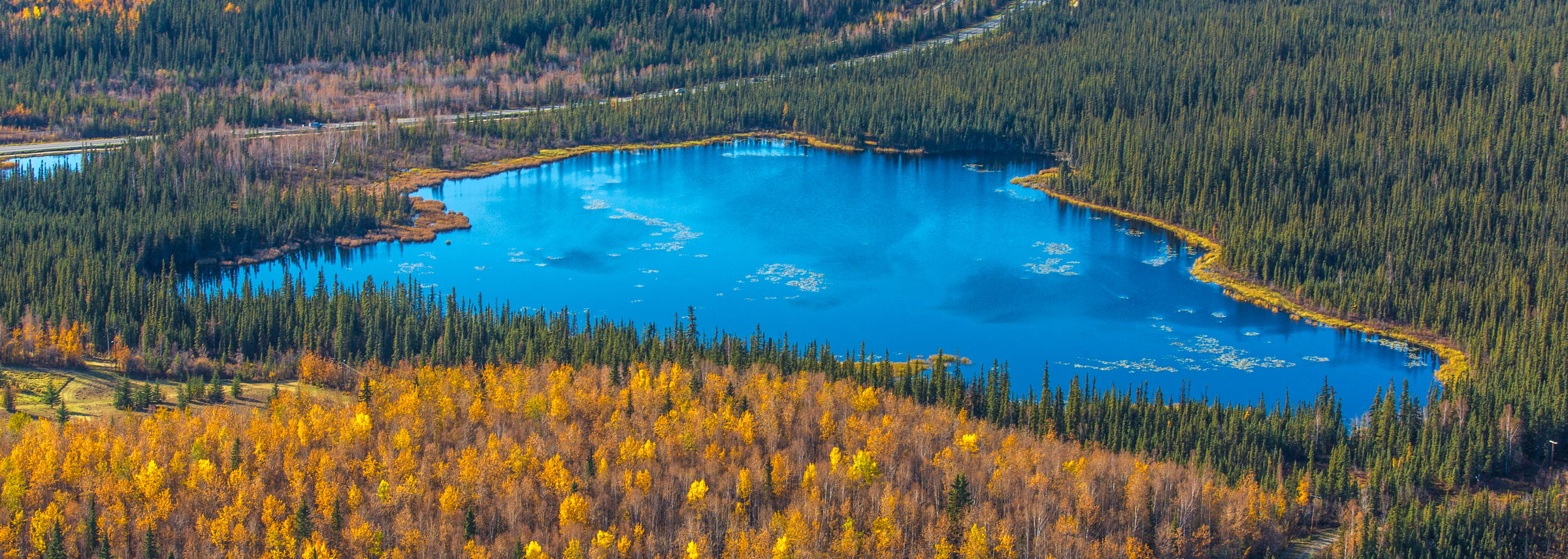 Smith Lake on the west side of UAF's Troth Yeddha' campus.