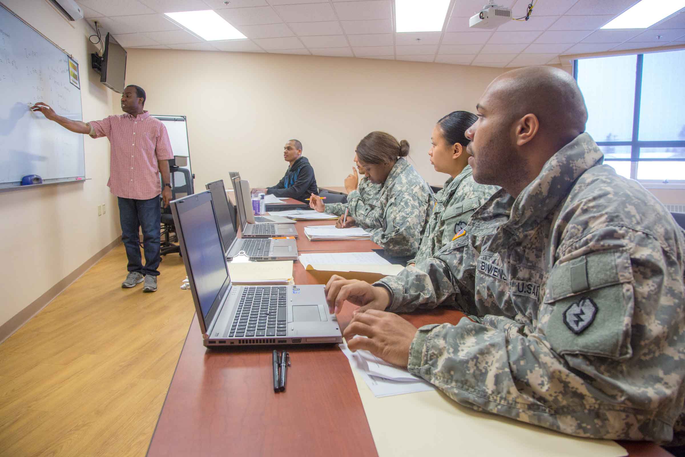 UAF students in class.