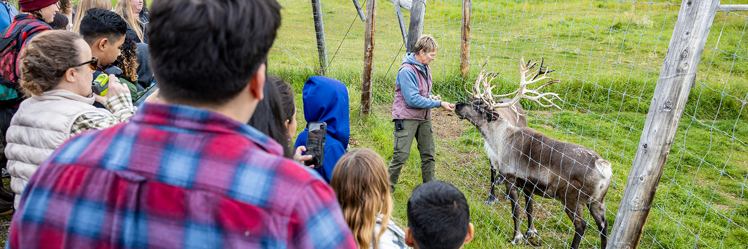 The Large Animal Research Station (LARS) hosts the  event Locals Day on Saturday, September 7, 2024. Community members take part in farm tours by donating to the Fairbanks Community Food Bank.