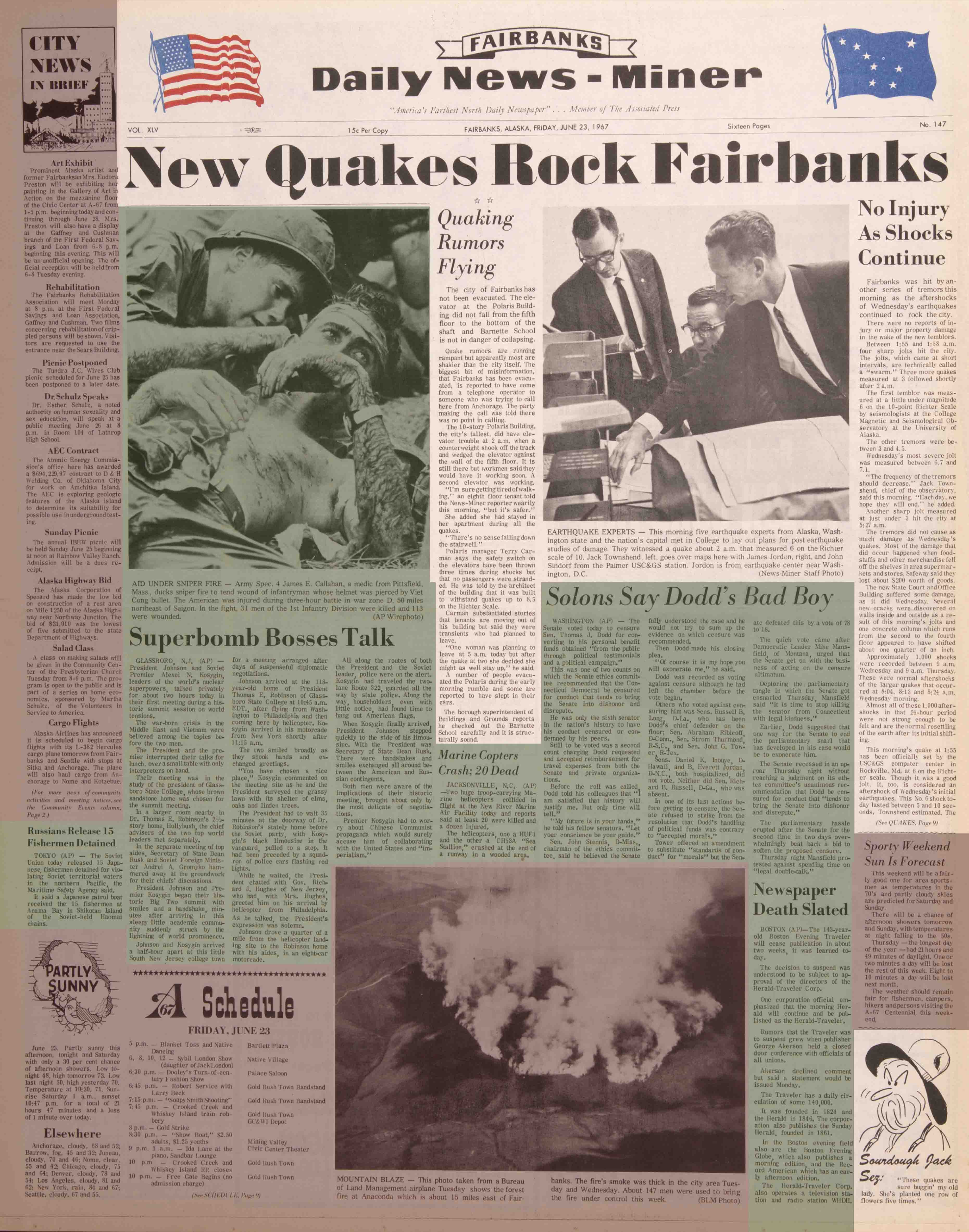 1967 June 23, Fairbanks Daily News-Miner (pg 1)