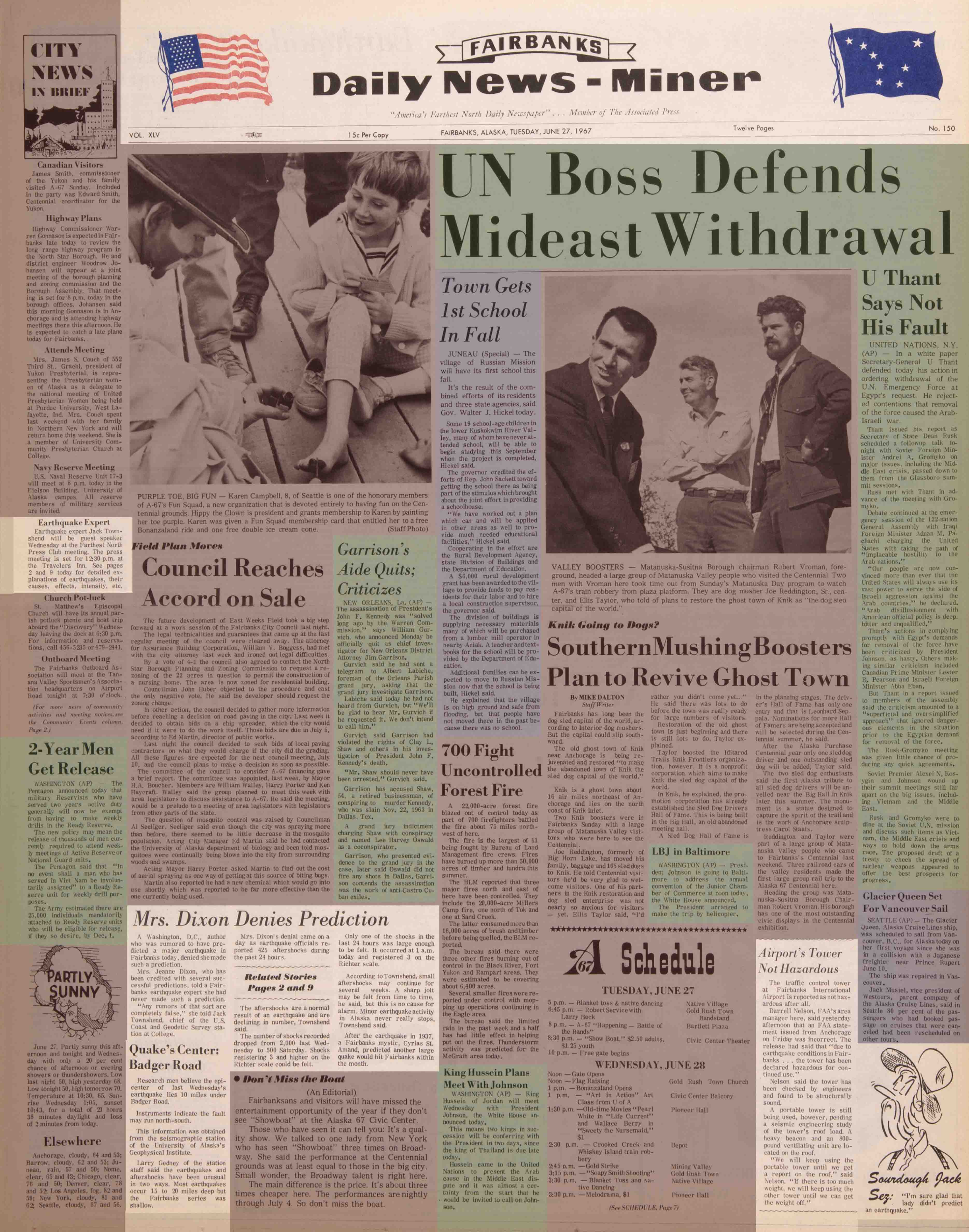 1967 June 27, Fairbanks Daily News-Miner (pg 1)