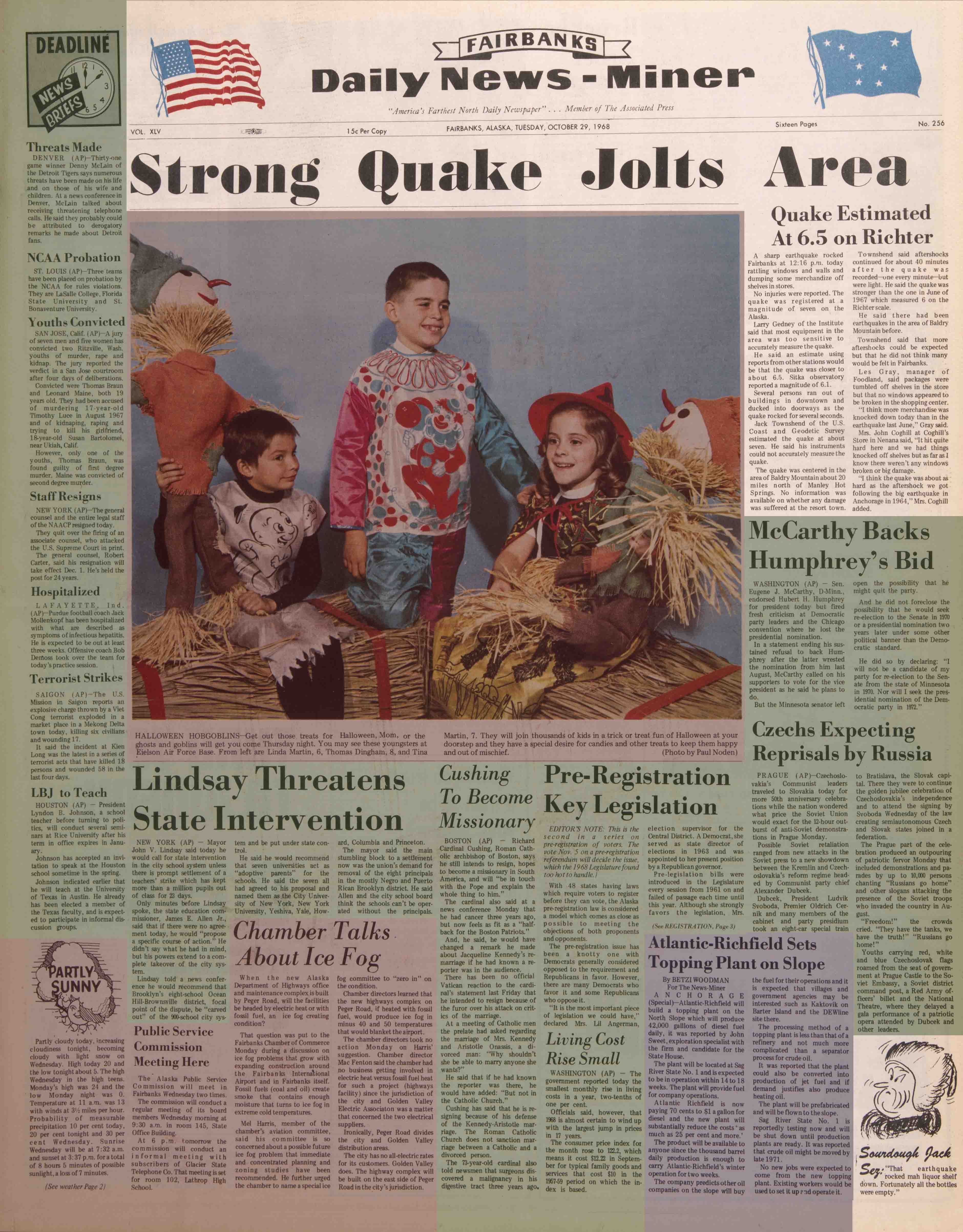 1968 October 29, Fairbanks Daily News-Miner (pg 1)