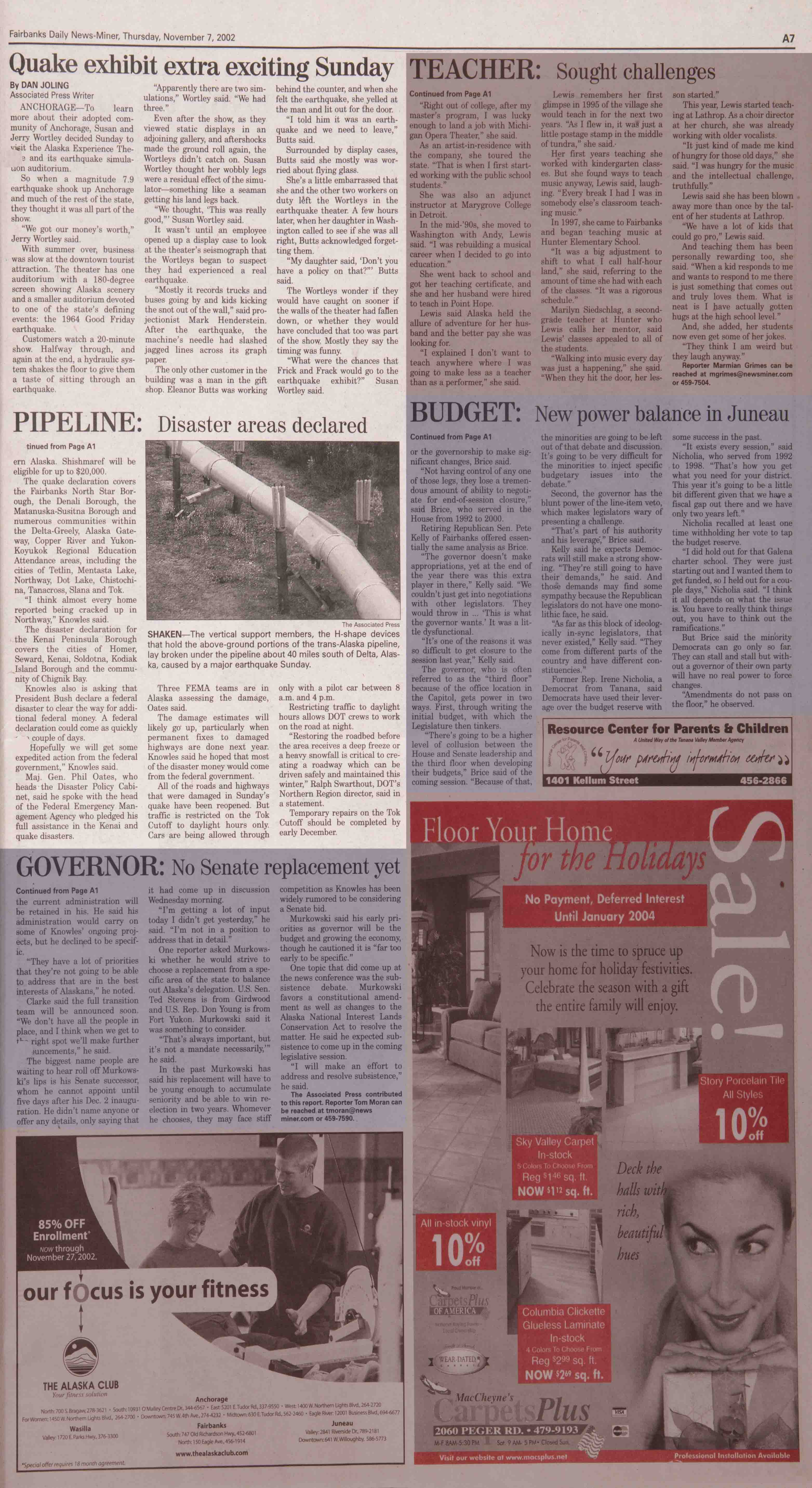 2002 November 7, Fairbanks Daily News-Miner (pg 7)