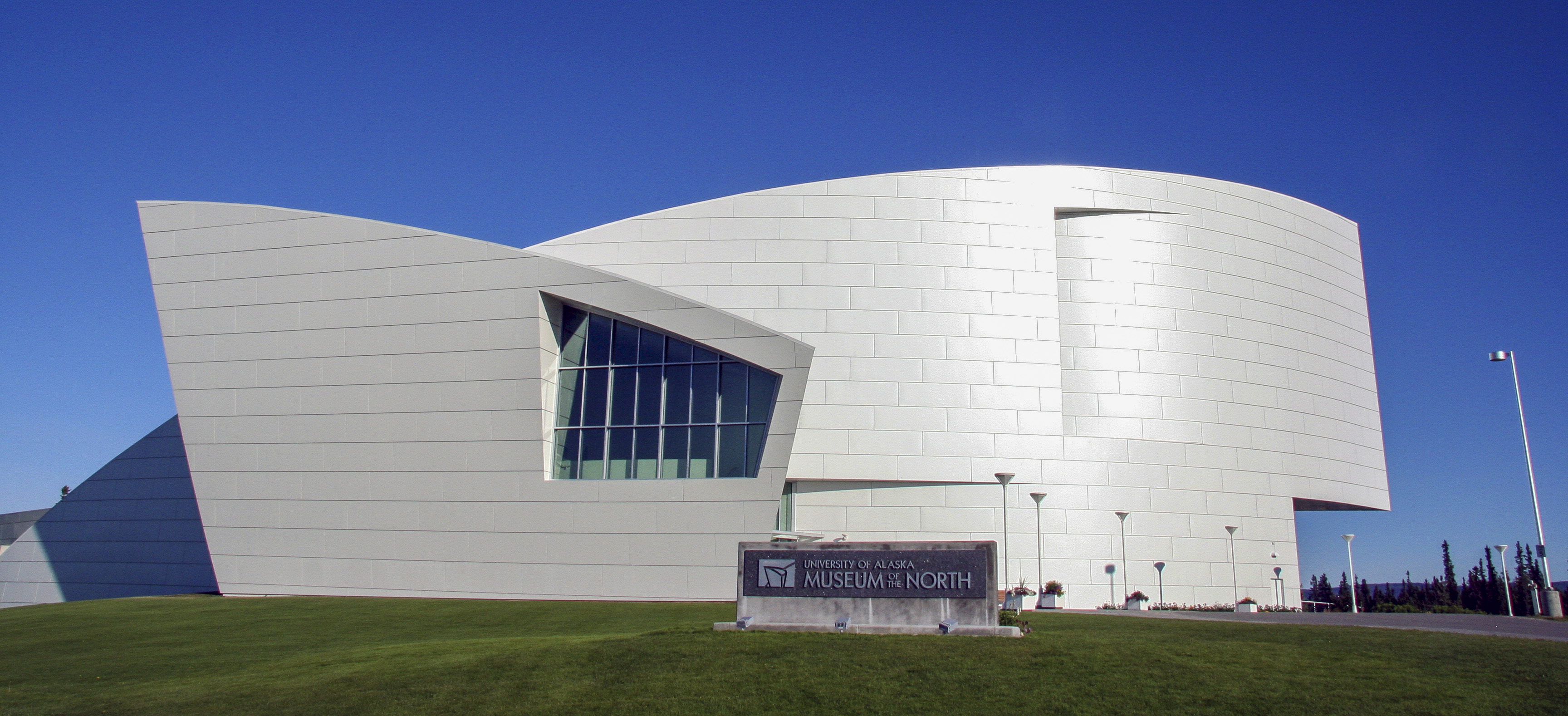 Photo of the Outside of the University of Alaska Museum of the North Building