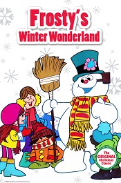 Frosty the Snowman image, with the title "Frosty's Winter Wonderland".