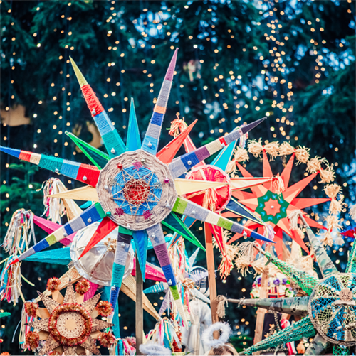 Celebration of Orthodox Christmas in Lviv, Ukraine. Parade of Christmas Stars. Photo courtesy of Canva.