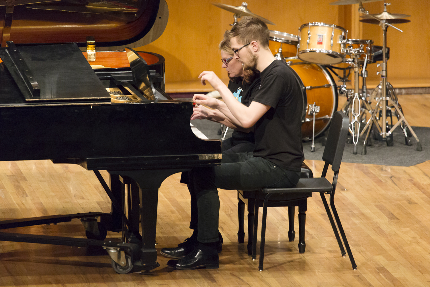 Pianists during the 2017 UAF Summer Music Academy. UAF Photo by Sarah Manriquez