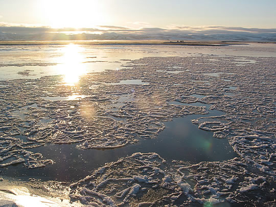 Ice on the Unalakleet River