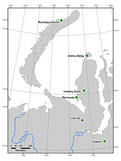 research sites map