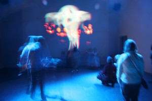Photo by Kerynn Fisher. Visitors to this year's Halloween event at the University of Alaska Museum of the North will have the chance to follow the ghost through the museum.