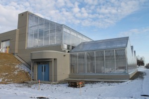 UAF photo by Nancy Tarnai. UAF will dedicate its new greenhouse on Tuesday.