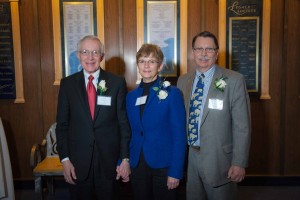 UAF supporters Bill and Betsy Robertson with Chancellor Rogers at the 2011 UAF Donor Reception.