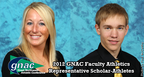 Jordyn Montgomery (volleyball) and Ryan Anderson (rifle) maintained perfect 4.0 GPAs during the 2011-12 season to led the group of 17 Nanooks recognized with the first GNAC FAR Scholar-Athlete Awards.