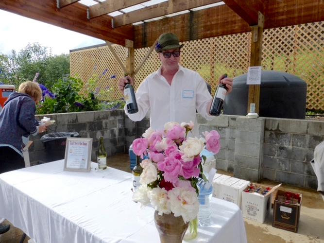 Wine and peonies were served up at the Wine and Peonies in the Garden event.