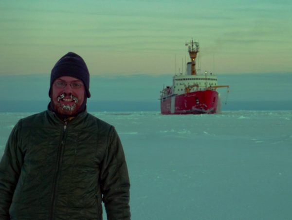  Photo courtesy of William R. Simpson. Peter K. Peterson studies atmospheric chemistry in the Arctic.