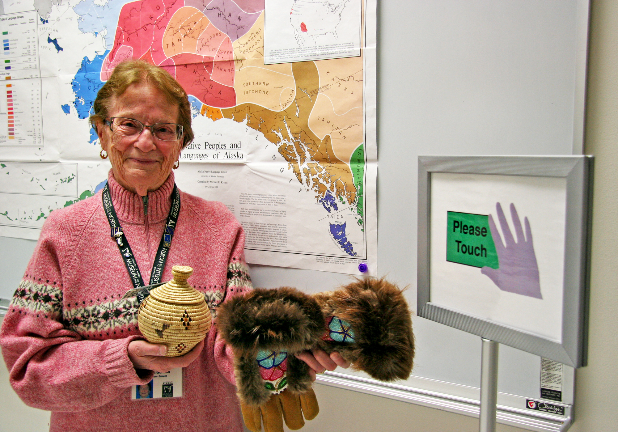Photo courtesy of UAMN.  The UA Museum of the North will host a celebration of life in honor of longtime docent Barbara Gorman on Thursday, Jan. 25.