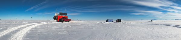 The infrasound array in Windless Bight Antarctica run by the UAF Geophysical Institute, Wilson Alaska Technical Center