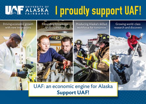 UAF advocacy postcard