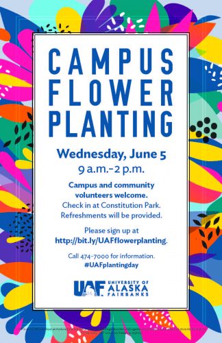 2019 campus flower planting day flyer