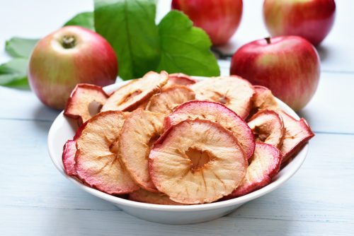 iStock photo. Five food preservation classes offered by Extension this summer will include one focused on dehydrating fruits and vegetables on Aug. 22. These are apple chips.