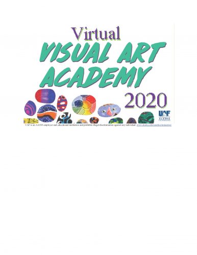 Flyer with title of "Virtual Visual Art Academy 2020"