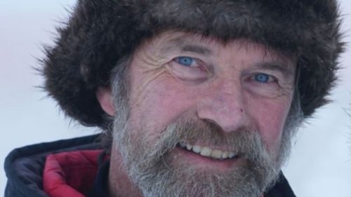 Photo courtesy Urs Obrist. Konrad Steffen, a Swiss scientist, recently died in a crevasse fall on the Greenland ice sheet.