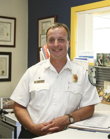 A farewell reception for fire chief Doug Schrage will be held June 24, 2021, at the Georgeson Botanical Garden. Photo courtesy of the Fairbanks Daily News-Miner.
