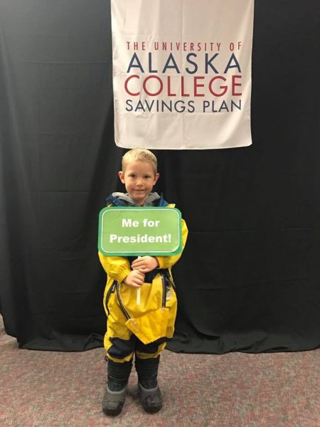 A future beneficiary of the UA College Savings Plan has high aspirations.