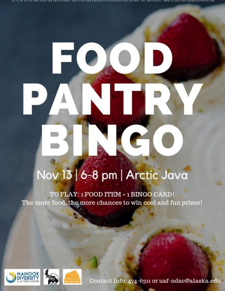 Nov. 13 food pantry bingo flyer
