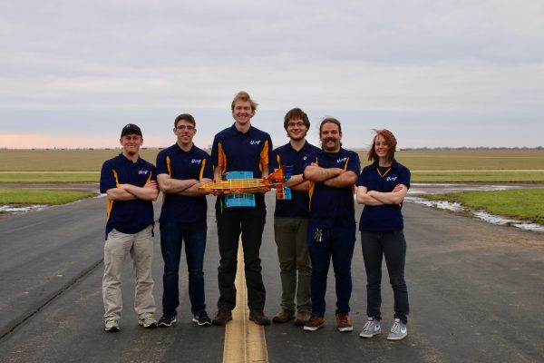 UAF engineering students competed at the 2018 AIAA Design, Build, Fly competition. Photo courtesy of URSA.