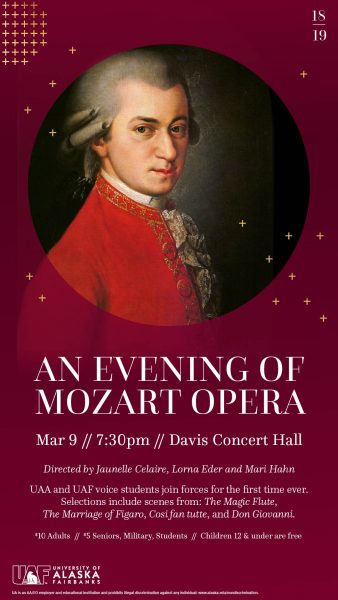 An evening of Mozart flyer