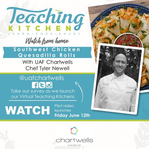 Flyer for virtual teaching kitchen