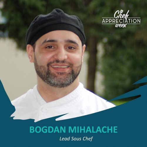 Bogdan Mihalache. Photo courtesy of Dining Services.