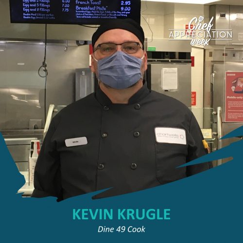 Kevin Krugle. Photo courtesy of Dining Services.