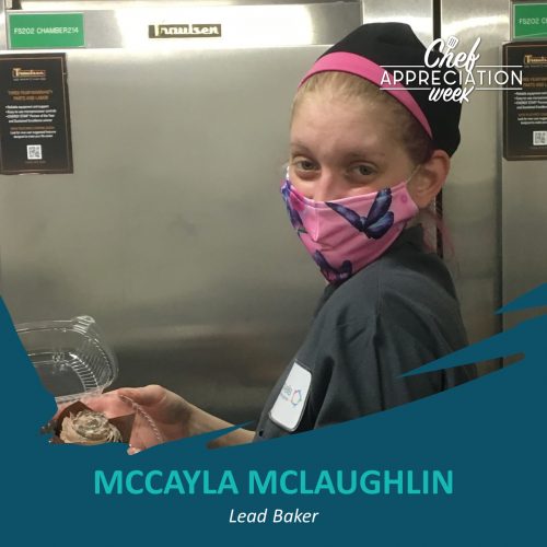 Mccayla McLaughlin. Photo courtesy of Dining Services.