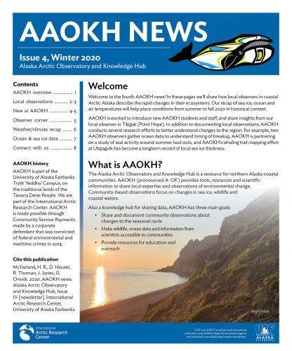 Image of newsletter cover