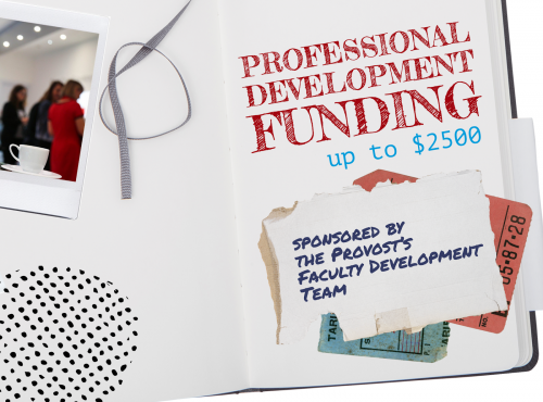 graphic image for professional development funding