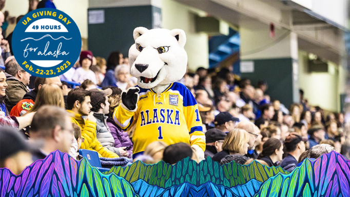 Join Nook in showing your Nanook pride during UA Giving Day, Feb. 22-23.