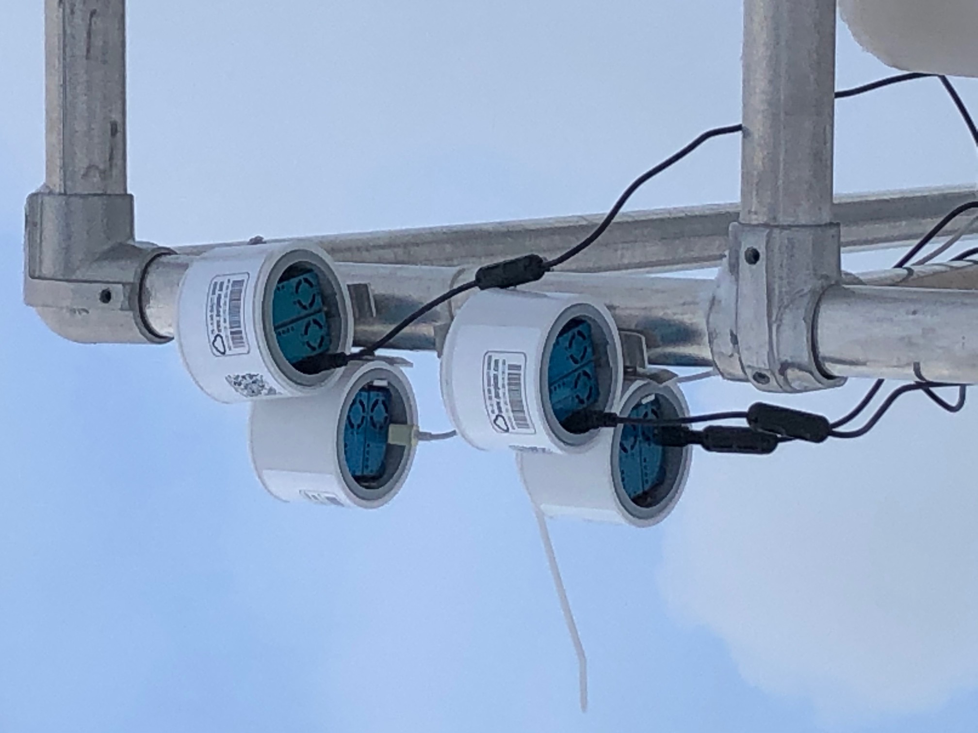 Sensors on tower in Fairbanks