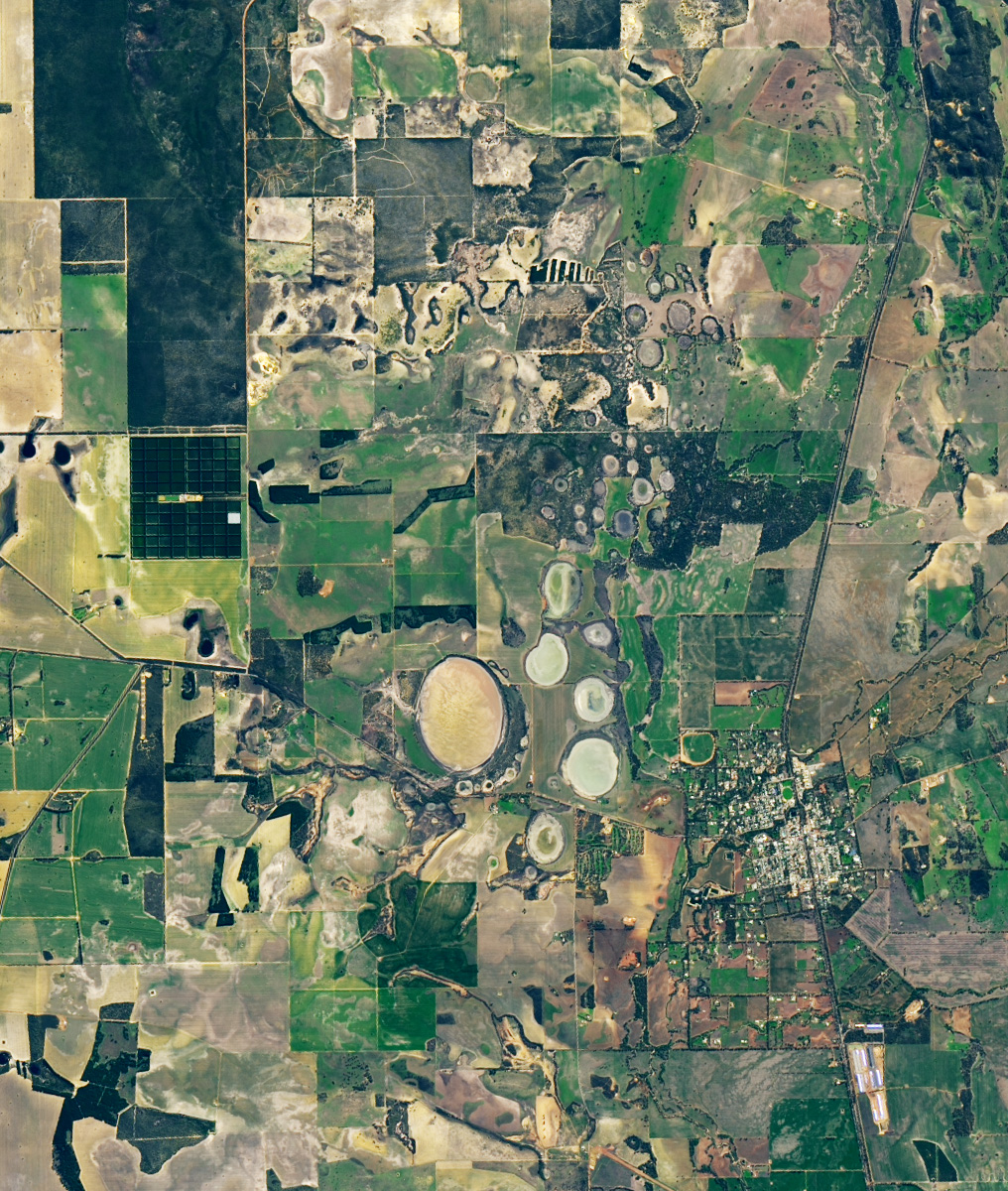 Fairy circles with hydrogen seeps in Australia