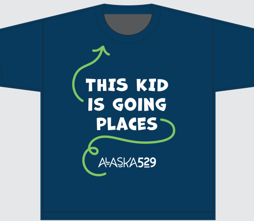 Kids back-to-school shirt giveaway design.