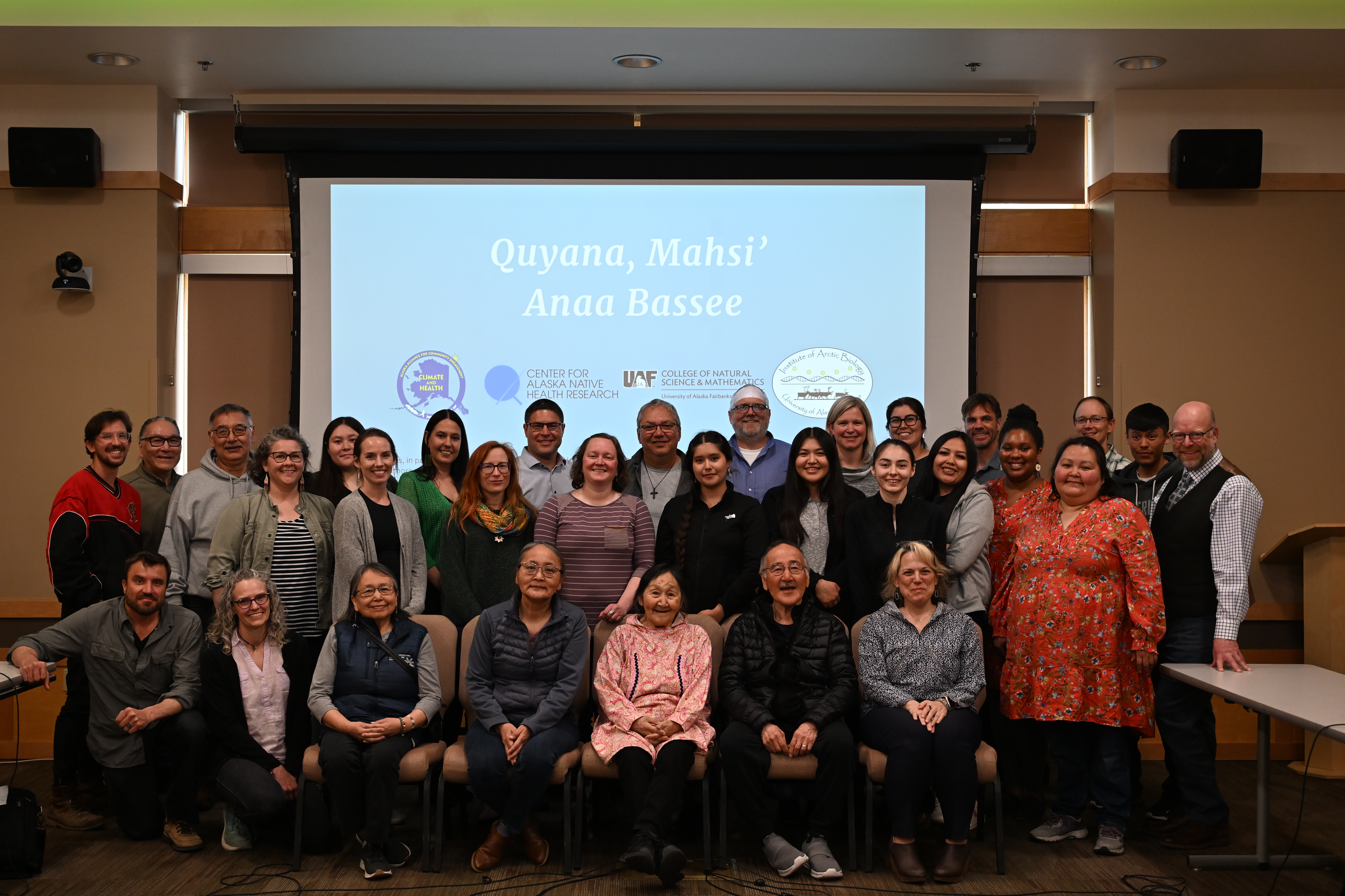 Alliance members at the Alaska Alliance for Community Engagement - Climate and Health 2nd annual meeting in Anchorage, Alaska.