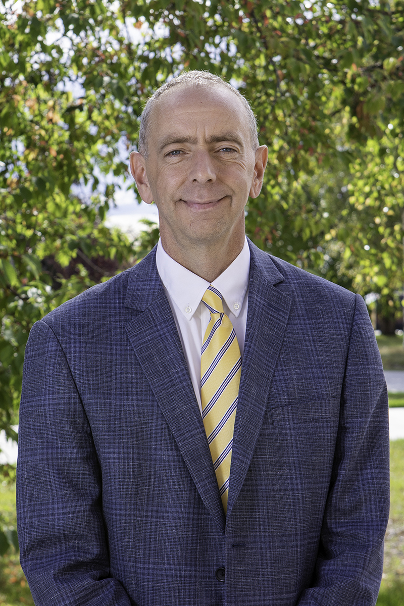 Headshot photo of Owen Guthrie, vice chancellor of student affairs and enrollment management