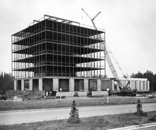 Elvey Building construction